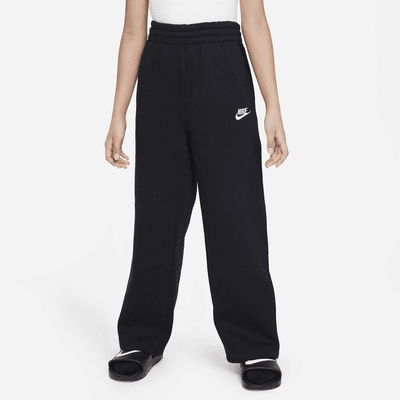 Pants de pierna ancha para niña talla grande Nike Sportswear Club Fleece