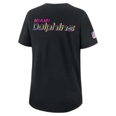 Miami Dolphins Crucial Catch Women's Nike Dri-FIT NFL T-Shirt