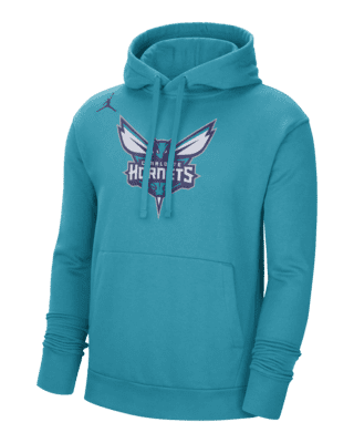 charlotte hornets short sleeve hoodie