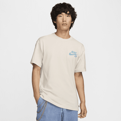 เสื้อยืดสเก็ตบอร์ดมีโลโก้ Nike SB