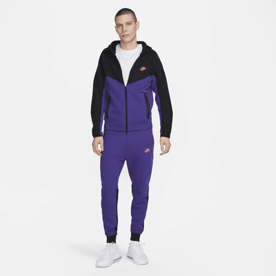 Nike Sportswear Tech Fleece Windrunner cipzáras, kapucnis férfipulóver