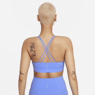 Nike women's swoosh luxe medium support sports bra Outlet