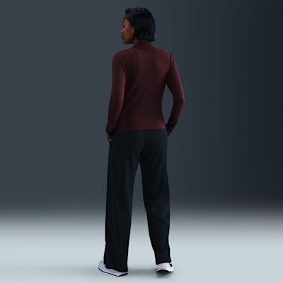 Nike Sportswear Chill Knit Dar Kesimli Uzun Kollu Balıkçı Yakalı Kadın Tişörtü