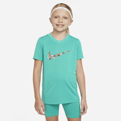 Nike Dri-FIT Older Kids' (Girls') V-Neck T-Shirt. Nike MY