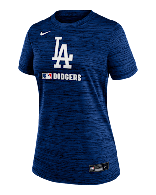 Женская футболка Los Angeles Dodgers Authentic Collection Velocity Nike Dri-FIT MLB