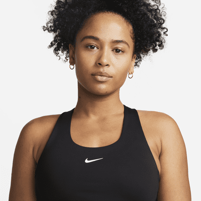 Débardeur de sport rembourré à maintien normal Nike Swoosh pour femme