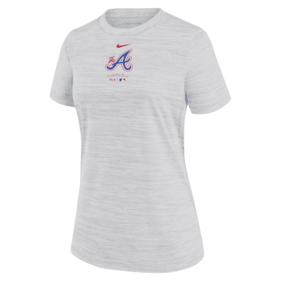 Женская футболка Atlanta Braves Authentic Collection City Connect Practice Velocity