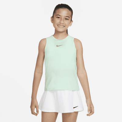 Cirugía atributo Frank Worthley NikeCourt Dri-FIT Victory Camiseta de tirantes de tenis - Niña. Nike ES