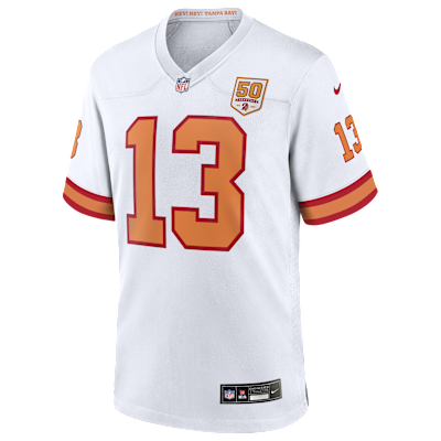 Mike Evans Tampa Bay Buccaneers 50th Season Men's Nike NFL Game Jersey