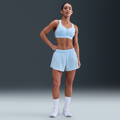 Brassière de sport rembourrée à maintien supérieur avec zip avant Nike Indy pour femme