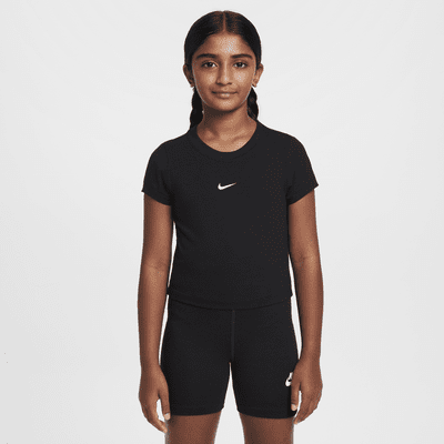 Nike Sportswear Older Kids' (Girls') Cropped T-Shirt