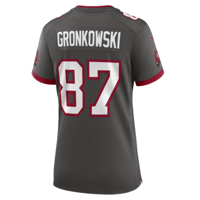 Women's Nike Tom Brady Gray Tampa Bay Buccaneers Atmosphere Fashion Game  Jersey