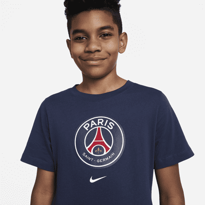 Paris Saint-Germain Mascot Older Kids' Nike Football T-Shirt. Nike ID