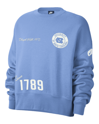 Женский свитшот UNC Nike College Crew-Neck