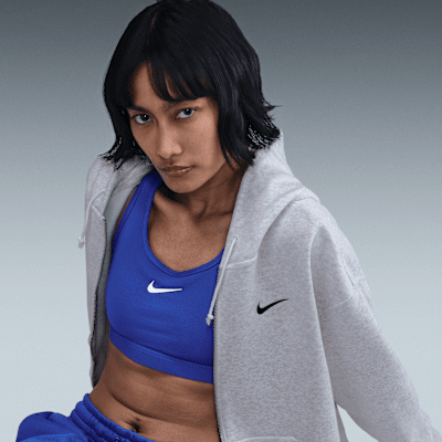 Oversized Nike Sportswear Phoenix-hættetrøje med lynlås til kvinder