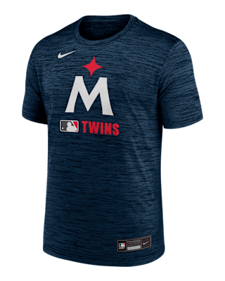 Мужская футболка Minnesota Twins Authentic Collection Velocity Nike Dri-FIT MLB