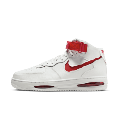 Nike air force 1 mid hombre clearance blanco