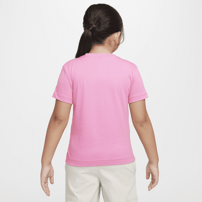 Nike Sportswear Little Kids' Embroidered Futura T-Shirt