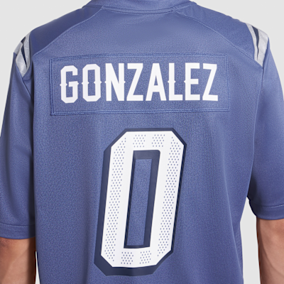 Christian Gonzalez New England Patriots Rivalries Collection Men’s Nike NFL Game Jersey