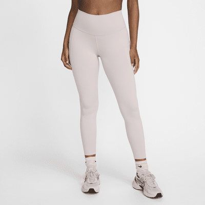 Leggings tiro alto de 7/8 con bolsillos para mujer Nike One