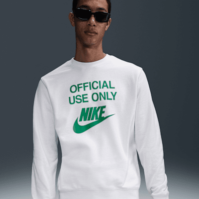 Nike Club Sudadera de cuello redondo de French Terry para hombre