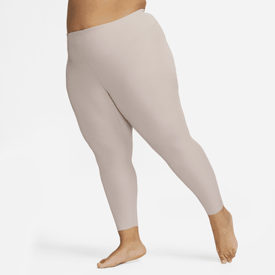 Leggings de cintura alta de 7/8 de baja sujeción para mujer Nike Zenvy (talla grande)