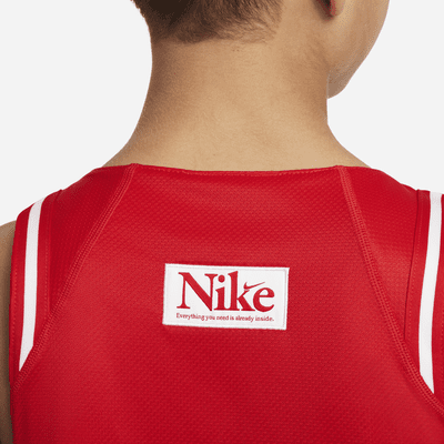 Jersey de básquetbol reversible para niños talla grande Nike Culture of Basketball