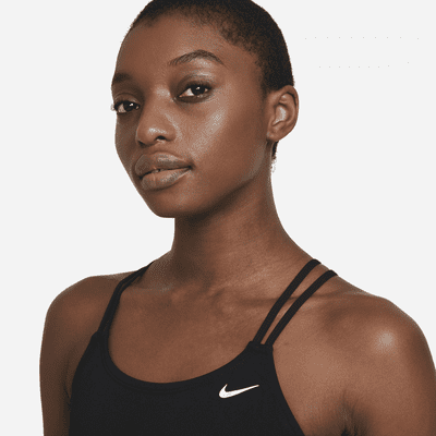 Maillot de bain une pièce à bretelles croisées Nike HydraStrong Solid pour femme