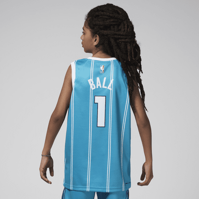 LaMelo Ball Charlotte Hornets Icon Edition Jordan Dri-FIT NBA Swingman Trikot für ältere Kinder