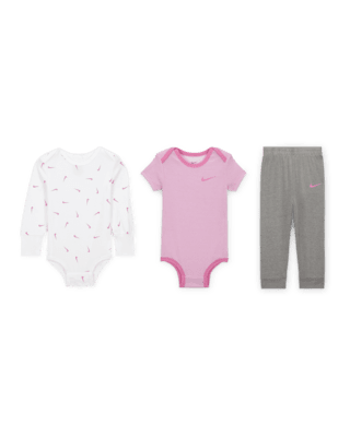 Детские  Nike Baby Essentials Baby (12-24M) 3-Piece Bodysuits and Pants Set