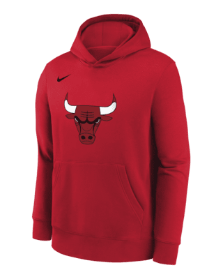 Детское худи Chicago Bulls Club Little Kids' Nike NBA Pullover Hoodie