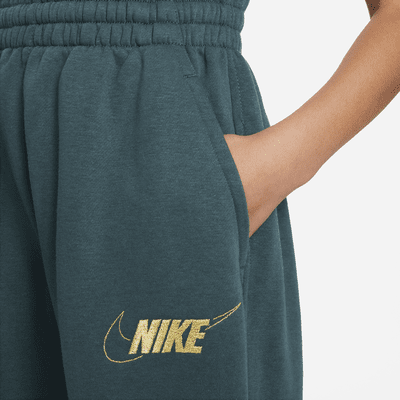 Pants holgados para niña talla grande Nike Sportswear Club Fleece