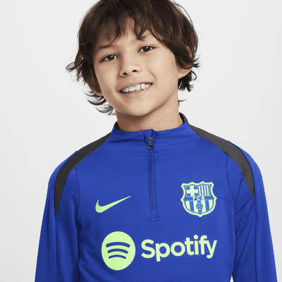 F.C. Barcelona Strike Third Older Kids' Nike Dri-FIT Football Drill Top