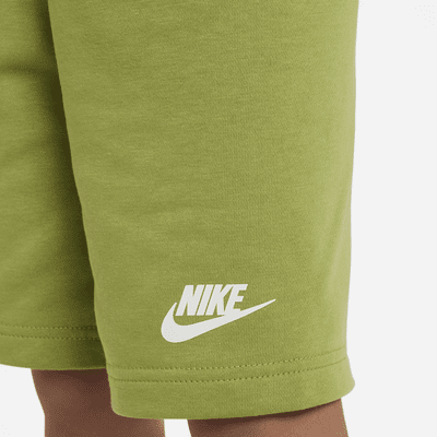 Conjunto de shorts de dos piezas para niños talla pequeña Nike Sportswear