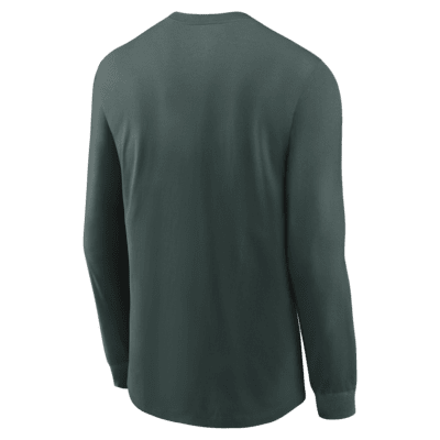 Michigan State Spartans Legacy Primary Logo Men's Nike College Long-Sleeve T-Shirt