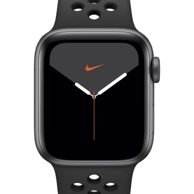 Apple Watch Nike Series 5 (GPS + Cellular) mit Nike Sportarmband OpenBox 40-mm-Aluminiumgehäuse in Anthracite