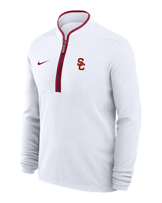 Мужские  USC Victory Nike Dri-FIT College 1/2-Zip Long-Sleeve Top