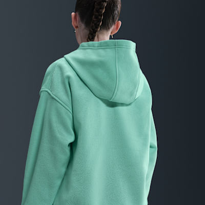 Sudadera con gorro sin cierre oversized para niños talla grande Nike Sportswear Club Fleece