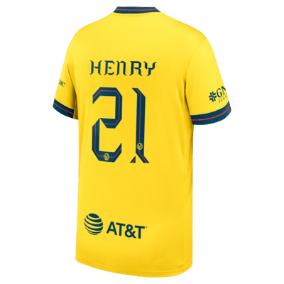 Henry Martín Club America 2024/25 Stadium Home Bid Kids' Nike Dri-FIT Soccer Jersey