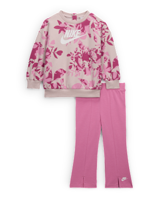 Детские тайтсы Nike Baby (12-24M) Floral Camo Crew and Leggings Set
