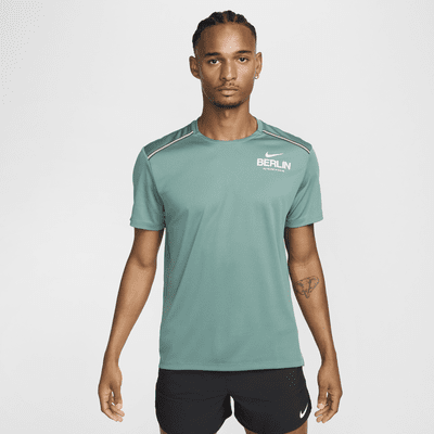 Nike Miler hardlooptop met korte mouwen voor heren