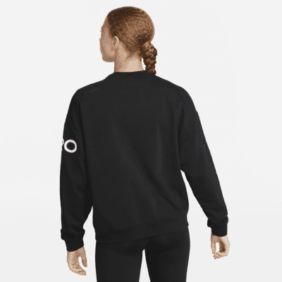 Nike Dri-FIT Get Fit Women's French Terry Graphic Crew-Neck Sweatshirt