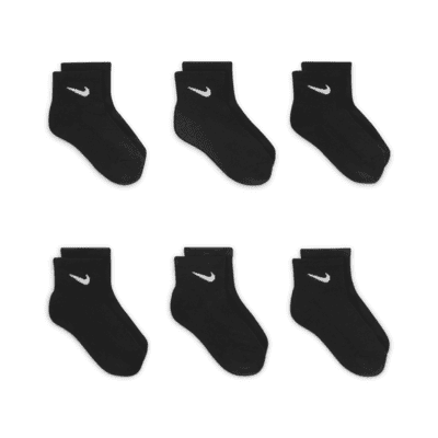 Nike Mesh and Cushioned Little Kids' Ankle Socks (6 Pairs)