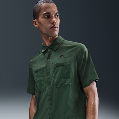 Nike Trail Men's Dri-FIT UV Running Button-Up Shirt