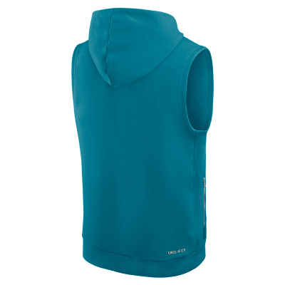 Jacksonville Jaguars Sideline Men's Nike Dri-FIT NFL Sleeveless Pullover Hoodie