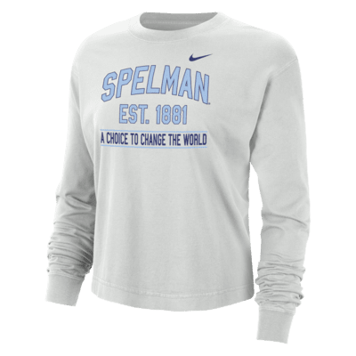 Spelman Women's Nike College Boxy Long-Sleeve T-Shirt. Nike.com