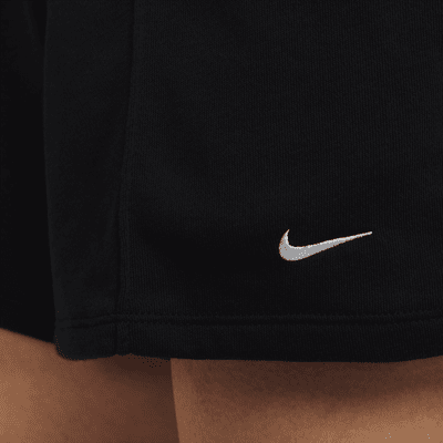 กางเกงขาสั้น 4 นิ้วผ้าเฟรนช์เทรีเอวปานกลางผู้หญิง Nike Sportswear Chill Terry