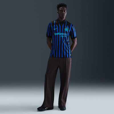 Fotbollströja Inter Milan 2025/26 Stadium (hemmaställ) Nike Dri-FIT Replica för män
