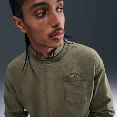 Nike Sportswear Premium Essentials Men's Long-Sleeve Pocket T-Shirt