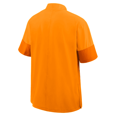 Tennessee Sideline Coach Men's Nike College 1/2-Zip Short-Sleeve Hooded Jacket